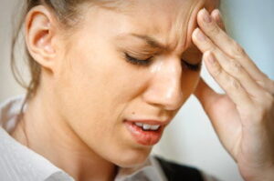 Women Suffering from headache